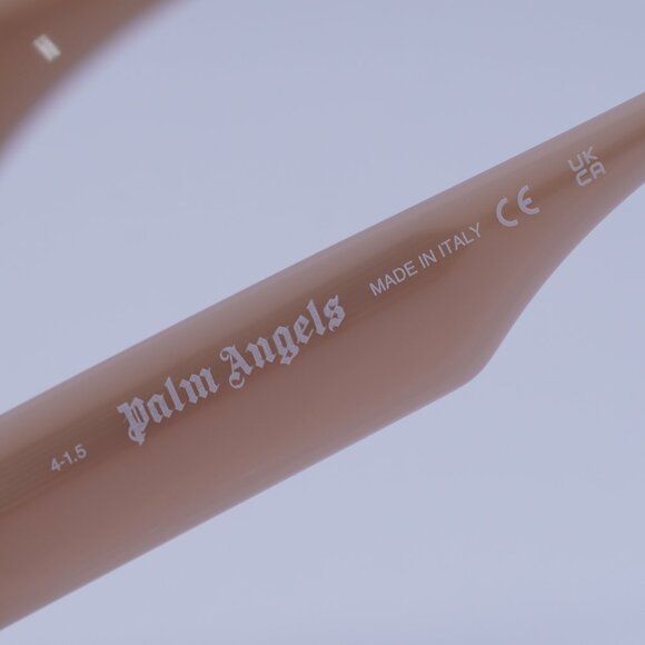 Palm Angels PERI099 HOLLYWOOD 6129 Sunglasses Pink Cat Eye Frame, Red Lenses - Picture 8 of 11